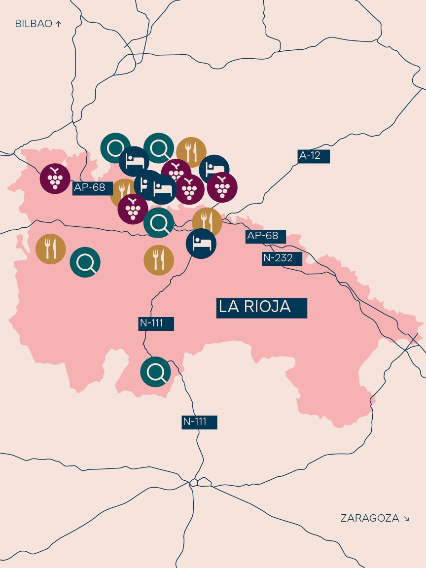 Rioja Wine Map