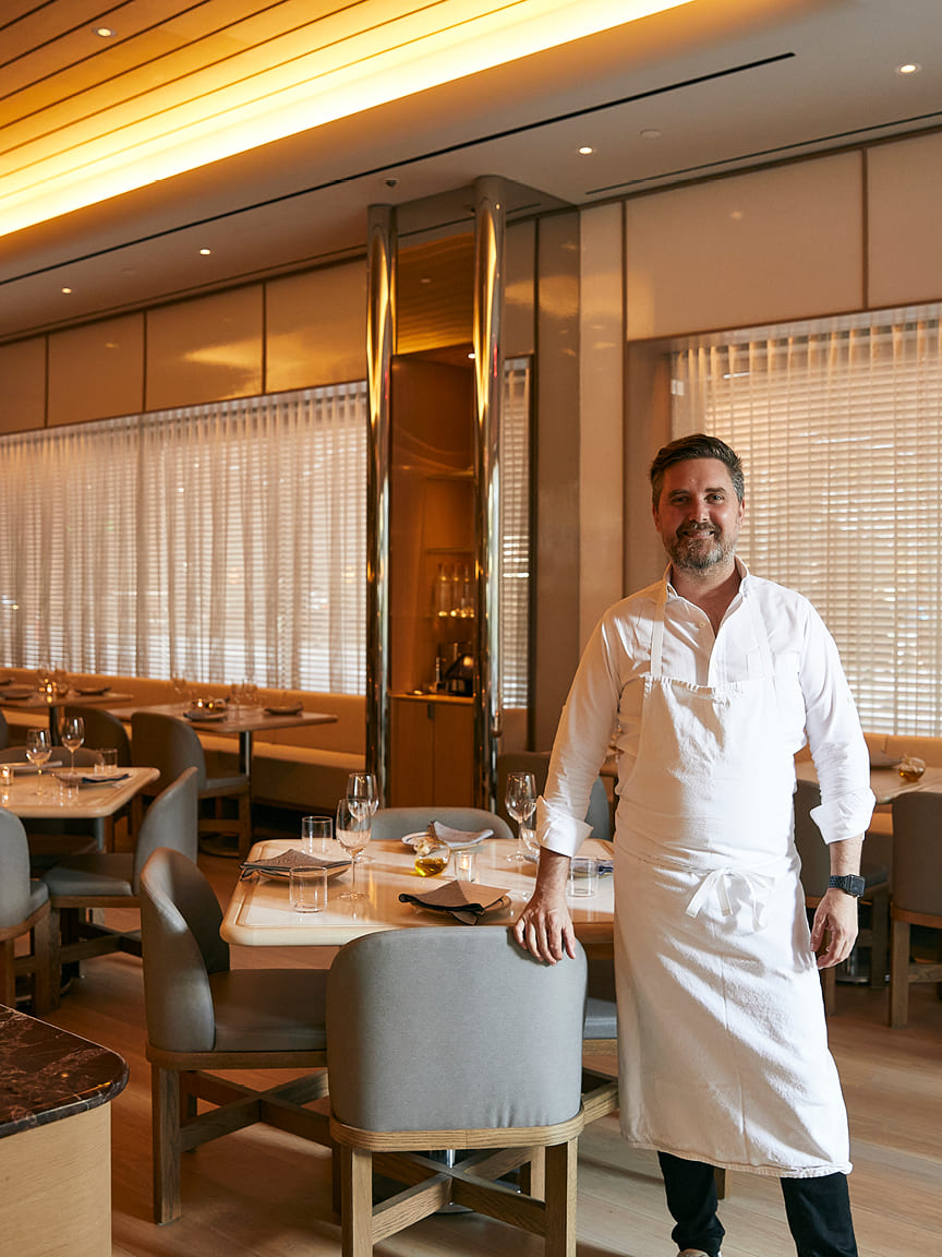 Iris in New York, helmed by Michelin-starred executive chef John Fraser for Maze Row