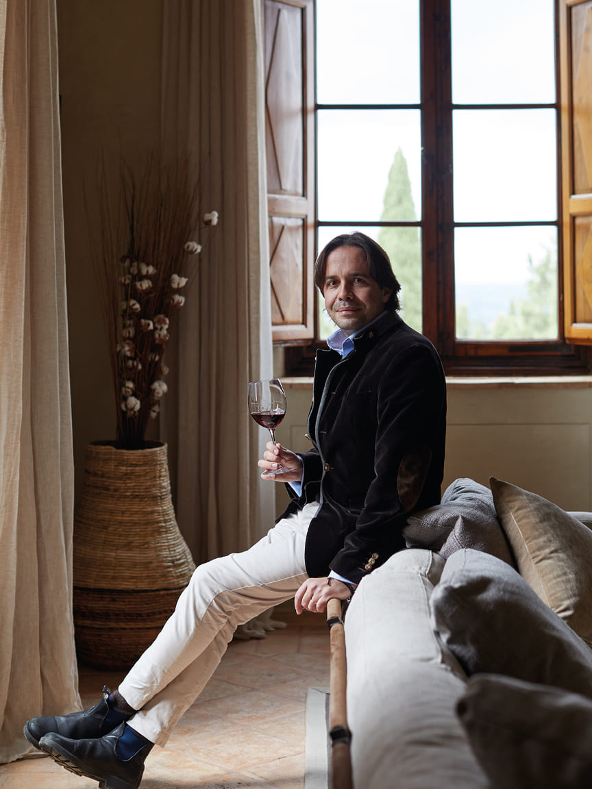 Maze Row Italy’s secret sauce Maze Row Bernardino Sani, CEO and winemaker at Argiano, Tuscany, Maze Row Voices