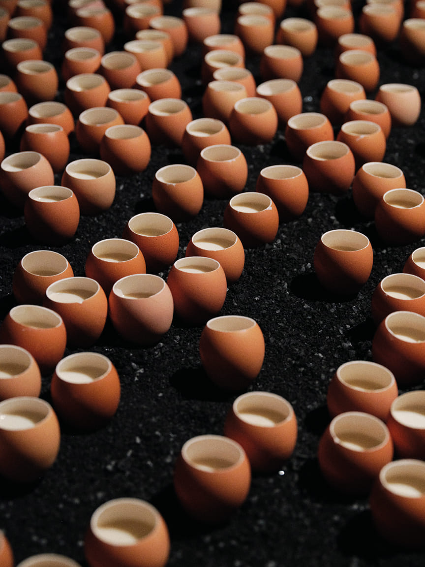 New York-based, Egyptian-born food artist Laila Gohar produces installations that are the polar opposite of bland.