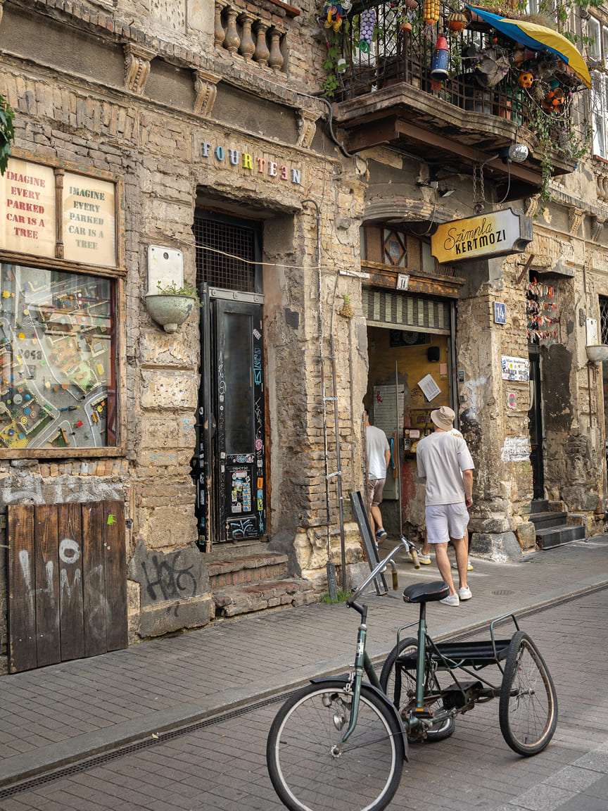Miracle on Main Street article for Maze Row Voices Szimpla Kert, Budapest, Hungary ©Shutterstock for Maze Row Voices article