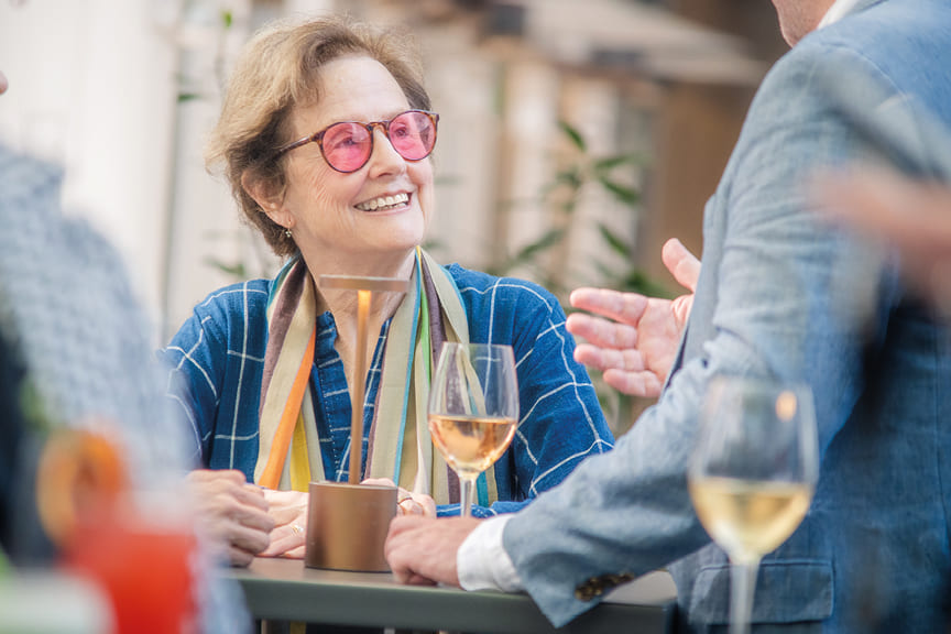 Maze Row Pioneers of the Palate featuring Alice Waters Chef Alice Waters has been quietly redefining dining from Berkley, California