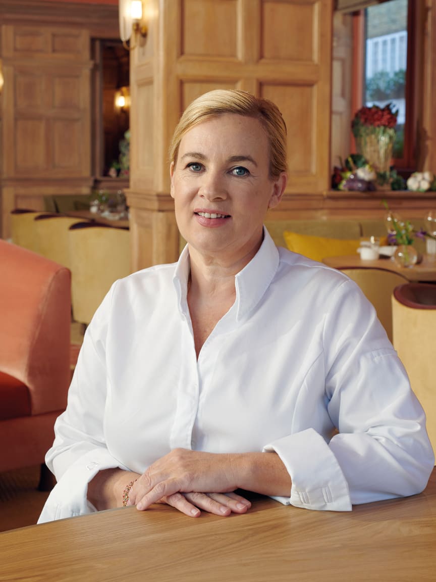 Pioneers of the Palate in Maze Row Voices featuring chef Hélène Darroze Chef Hélène Darroze at The Connaught in London